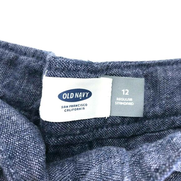 Old Navy Girls Shorts Braided Pockets Casual Spring Summer Blue Sz 12 - Picture 3 of 7